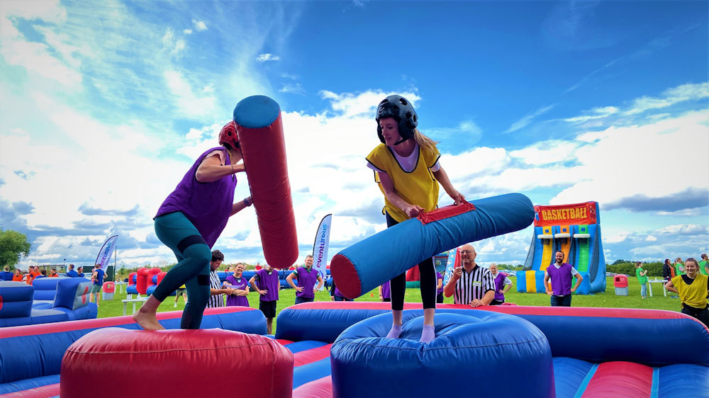 Inflatables at Royal Windsor Racecourse